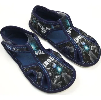 Dětská móda Ef Barefoot papuče 386 Robot Knight EUR 25