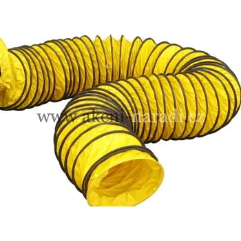 Průmyslové topidlo MASTER Hadice žlutá pružná PVC 7,6 m / 51 cm + adapter pro RS 40