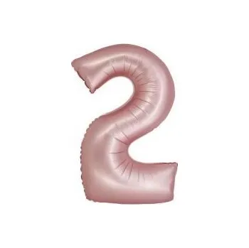 GoDan GD balónek fóliový 76cm "2" růžový