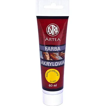 Vodová barva ASTRA barva akrylová 60ml žlutá sv kadm