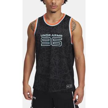 Pánské tílko Pánské tílko Under Armour Zone Pro Mesh Tank Printed 6000369-001 Černá MD
