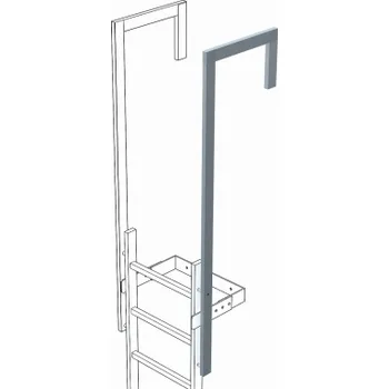 Železářství ZARGES Výstupový profil, zahnutý, kód 43049
