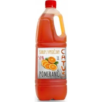 Sirup Sirup z Vysočiny 50% pomeranč 1000ml Catus