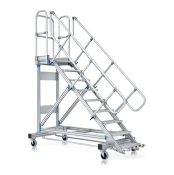 Žebřík ZARGES Schody s plošinou, ERGO-Stop, kód 40255104