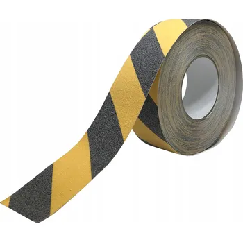 Lepicí páska Protiskluzová páska žluto-černá 18,3 m x 50 mm