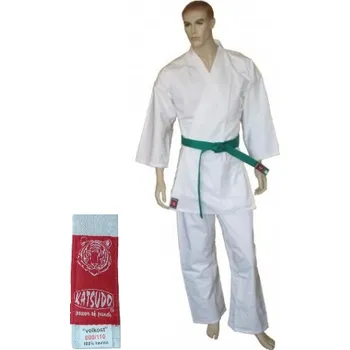 Kimono Kimono karate KATSUDO TIGER - bílé 180 cm