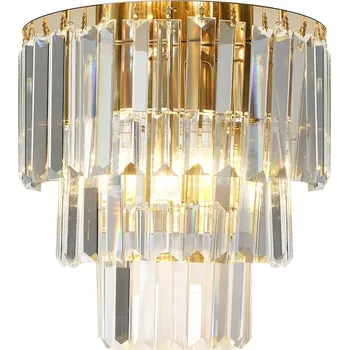 Milagro Stropní svítidlo MILANO průměr 45 cm 6xE14 křišťálové lampy