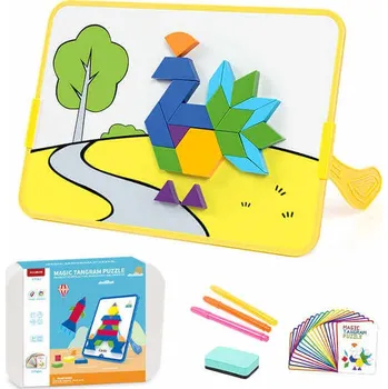 ostatní stavebnice Magnetická stavebnice Magic Tangram Puzzle 252ks