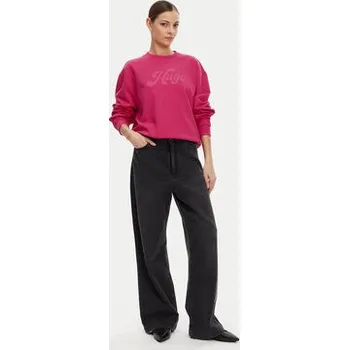 Pánská mikina HUGO Mikina Deroxina 50541169 Růžová Relaxed Fit L