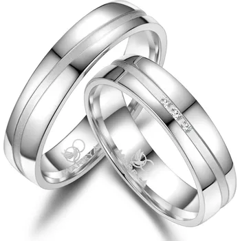 Prsten MARRYA® Pánský snubní prsten Stříbro AG925 - velikost 74 - SI-19P-74