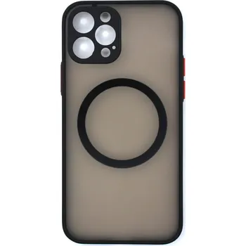 MagSafe silikonový kryt pro iPhone 14 Pro - Černý