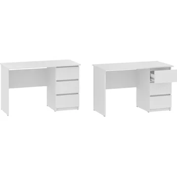 Psací stůl Max-i Psací stůl LINNAE pravý BLAISE NEW Zvolte barvu:: bílá