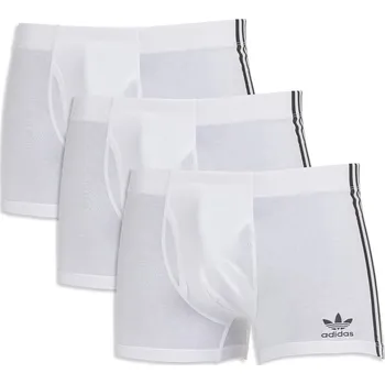 Boxerky pánské boxerky ADIDAS - WHITE - 3 ks - M (Adidas Originals 3 Pack Trunk)