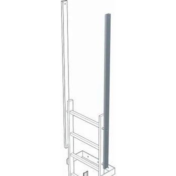 Stavební profil ZARGES Výstupový profil, přímý, kód 44243