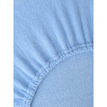 Prostěradlo II. jakost Froté prostěradlo do postýlky 60 × 120 cm - světle modrá