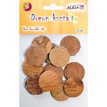 ALIGA dřevěné tvary PJ3242 12ks kolečka