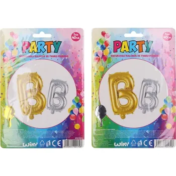 Balónek Wiky W-Balónek nafuk. písmeno B