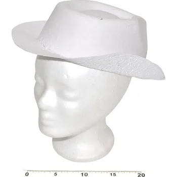 Karnevalový doplněk Wiky W-Párty klobouk 880369 bílý