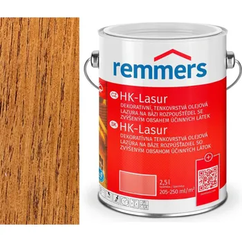Lak na dřevo Remmers HK-LASUR 2,5L RC-310 Oregonská borovice - Oregon pine + dárek k objednávce nad 1000Kč