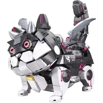 Stavebnice Sluban Pleyerid M38-P8017 Mechanická kočka šedo-bílá