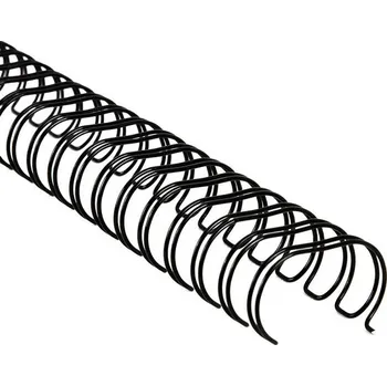 Vázací hřbet Drátěné hřbety 3/8" / 3:1 / 9,5 mm - černé