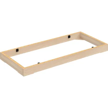 Policová skříň S 800 – Sokl obdélník 80 × 36 cm × 5 cm - Akát