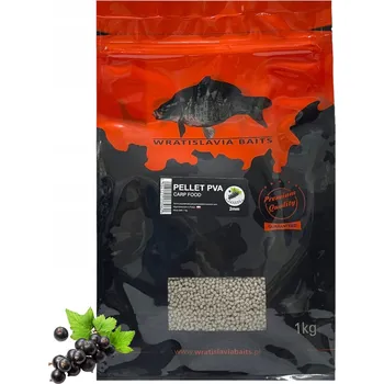 Pelety 2mm Černý Rybíz 1kg Wratislavia Baits
