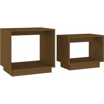 Konferenční stolek Konferenční stolek Zakito Home obdélníkový 50 x 40 x 47 cm borovice