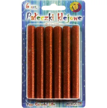 Kancelářské lepidlo Brewis Lepící tyčinka s brokátem červená