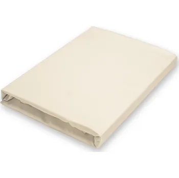 Prostěradlo Brotex Napínací saténové prostěradlo smetanové Rozměr: 90x200 jednolůžko
