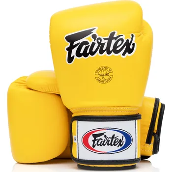 Boxerské rukavice Fairtex Boxerské rukavice BGV1 - žluté 16 oz