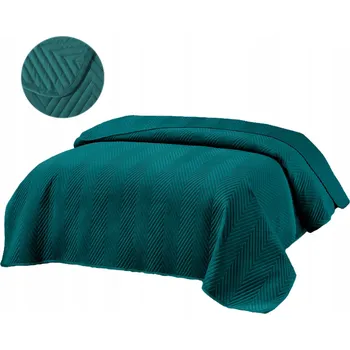 Prostěradlo Přehoz na postel 170x210 Prošívaný Komfortní Dekorační Marieta Velur