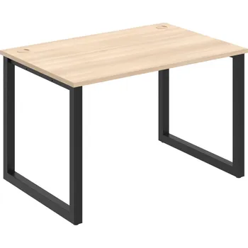 Psací stůl US O 1200 – Stůl pracovní délky 120 cm - Akát , Černý kov