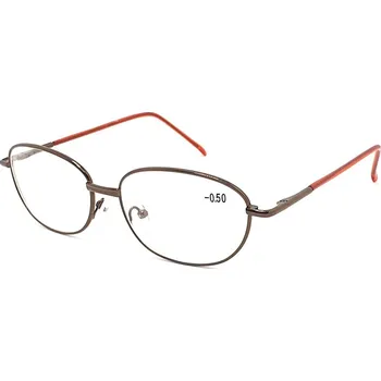 Brýle na čtení Dioptrické brýle M1001 / -2,50 grey/brown flex