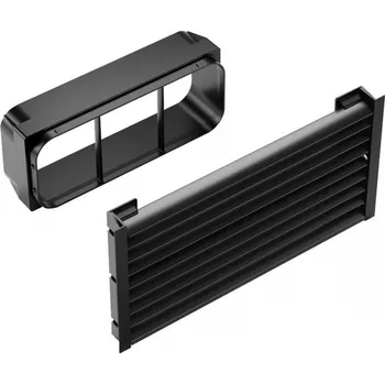 Větrací mřížka Airforce Recirkulační mřížka do soklu, černá matná