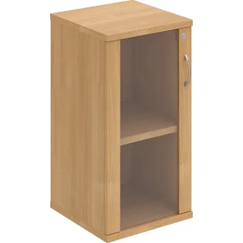 Policová skříň SZ 2 40 02 L – Skříň policová dvéřová 76,8 × 40 cm - Dub , Dub , USN – Hobis