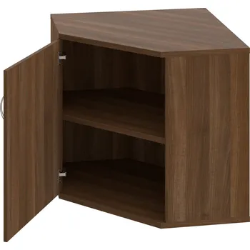 Policová skříň SRV 2 01 L – Skříň vnitřní roh levá 76,8 cm - Ořech , Ořech , USN – Hobis