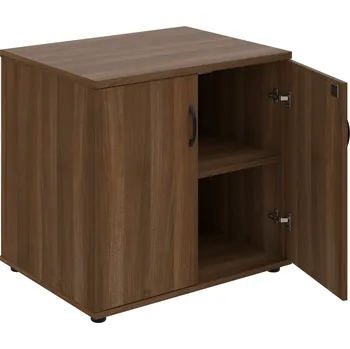 SPZ 80 60 N – Skříňka ke stolu, zavřená, š. 80 cm, léta napříč - Ořech , Ořech , UCO – černá