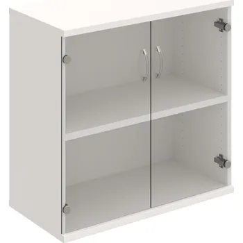 Policová skříň S 2 80 04 – Skříň policová dvéřová 76,8 × 80 cm - Čiré , Bílá , USN – Hobis