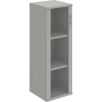 Policová skříň S 3 40 02 L – Skříň policová dvéřová 115,2 × 40 cm - Šedá , Šedá , USH – hranatá