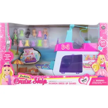 Loď pro panenky s doplňky