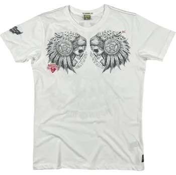 Pánské oblečení Yakuza Premium Pánské tričko YPS-3700 - bílé M