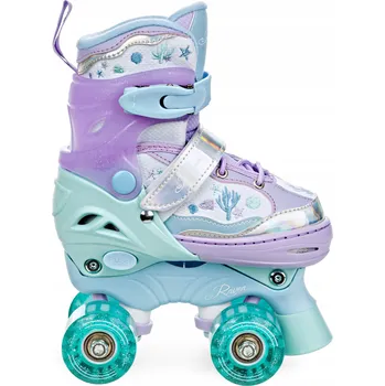 Kolečkové brusle Dětské kolečkové trekové quad brusle Raven Isla ROLLER Velikost bruslí: EU 27-30