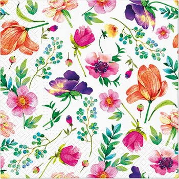 Papírový ubrousek Ubrousky PAW Dekor L (20ks) Flower Arrangement