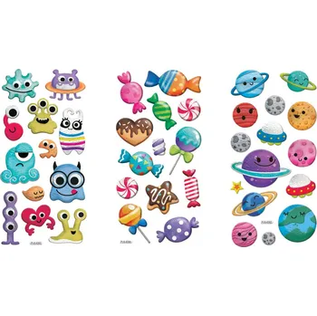 samolepka Florio Samolepka 3D Glitter set 6