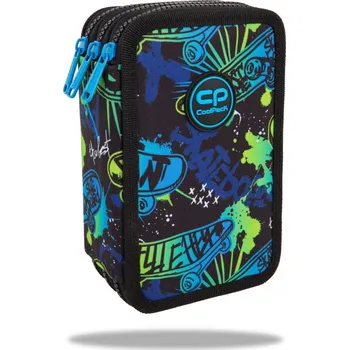 Penál Patio Penál 3 zipy Jumper SKATE NIGHT - vybavený