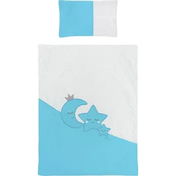 Povlečení 5-dílné ložní povlečení Belisima Magic Stars 100/135 tyrkysové