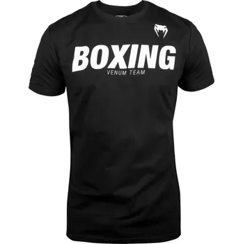 Pánské oblečení Pánské tričko VENUM BOXING VT - černo/bílé XXL