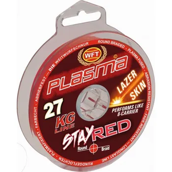 WFT Šňůra KG Plasma Stay Red 300 m - 0,22 mm 27 kg