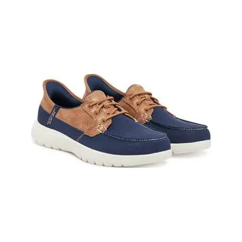 Dámské mokasíny Mokasíny Skechers On-The-Go Flex-Palmilla 136536/NVY Tmavomodrá 38